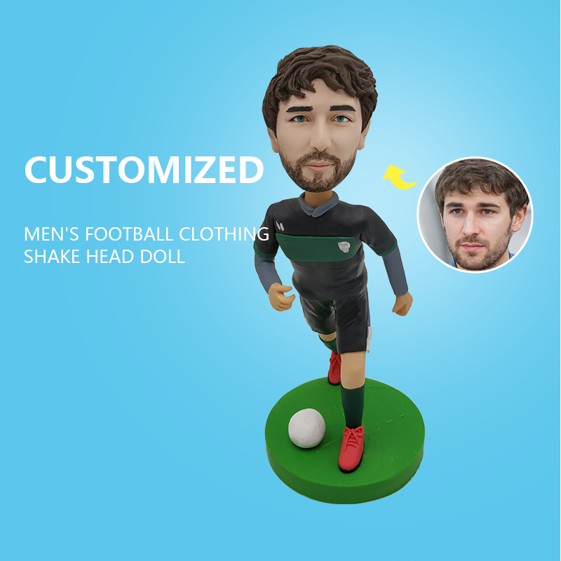 Customized Men's Football Clothing Shake Head Doll