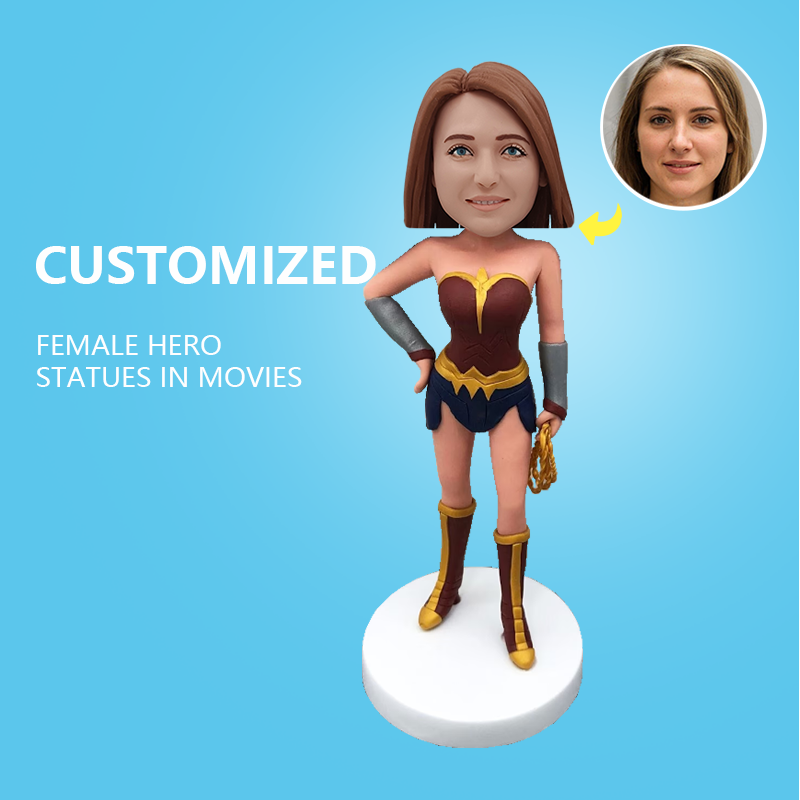 Customized Female Hero Statues In Movies