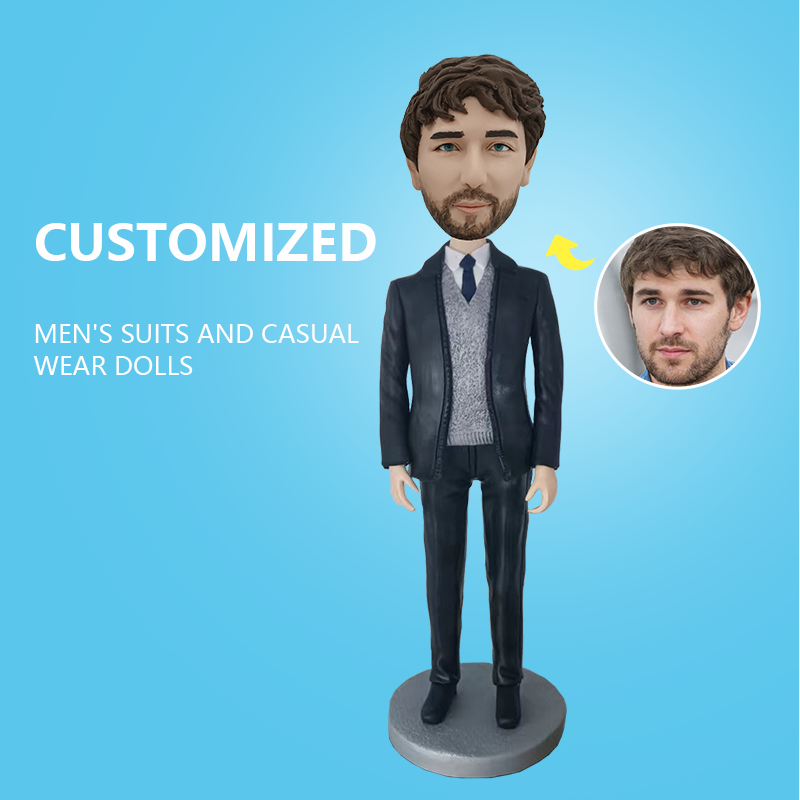 Customized Men's Suits And Casual Wear Dolls