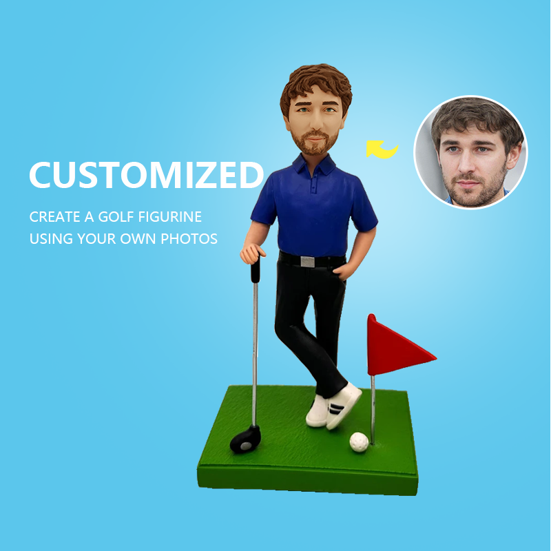 Create A Golf Figurine Using Your Own Photos