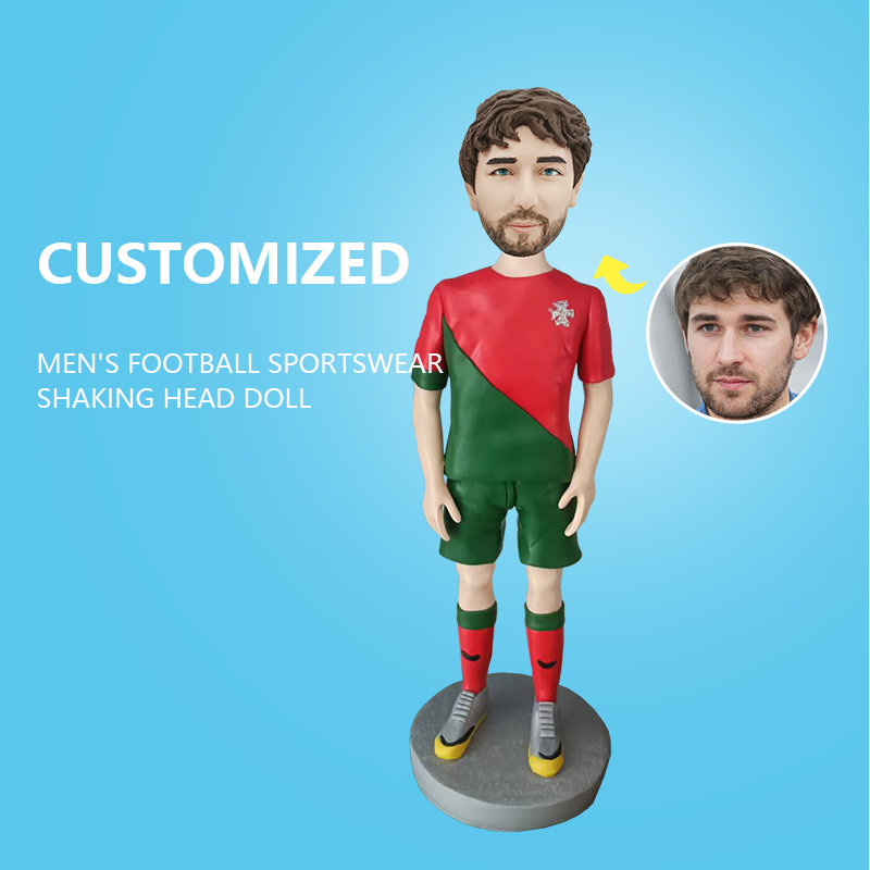 Customized Men's Football Sportswear Shaking Head Doll