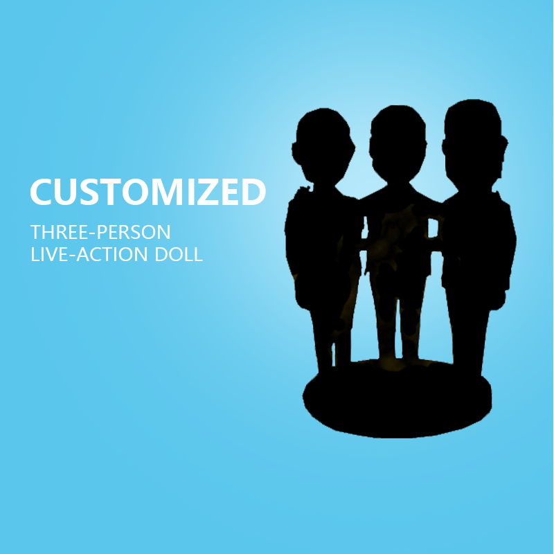 Custom Three-person Live-action Doll