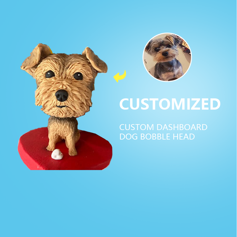 Custom Dashboard Dog Bobble Head