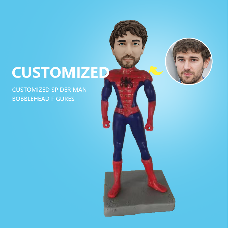 Customized Spider Man Bobblehead Figures