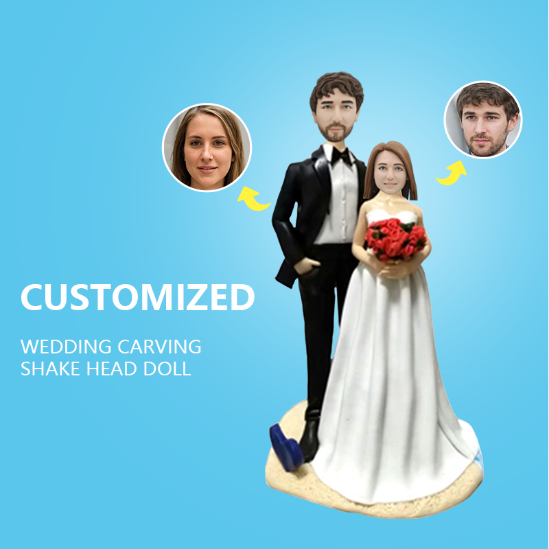 Customized Men's Formal Attire And Women's Wedding Dress Carving