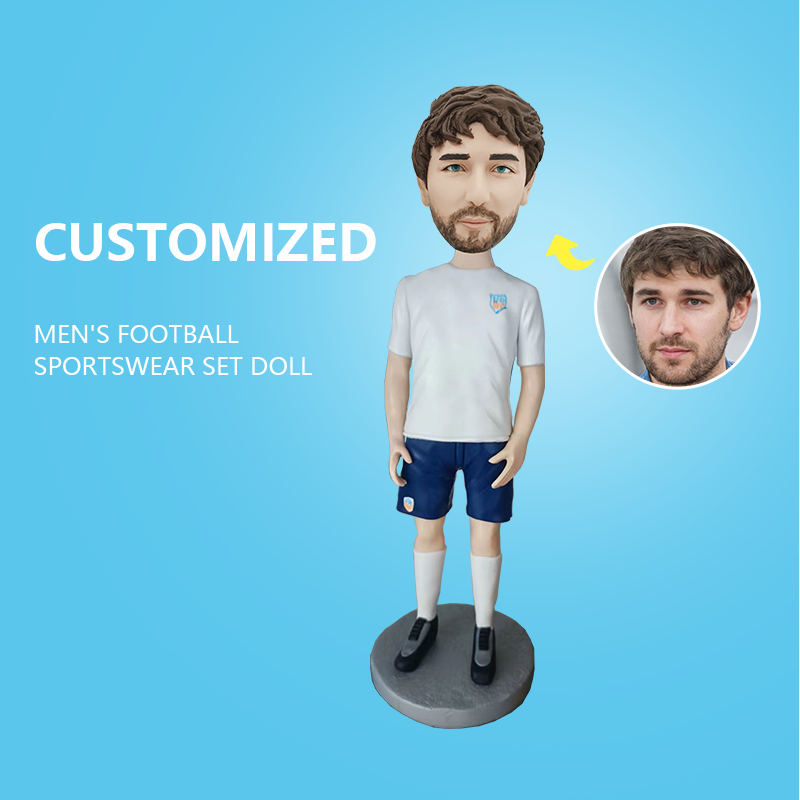 Customized Men's Football Sportswear Set Doll